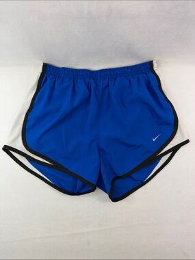 Nike Dri-Fit Tempo Lined Running Women’s Athletic Shorts Black & White Trim